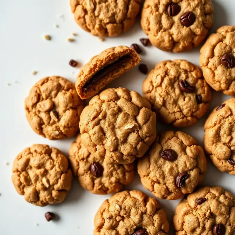 Variedad de cookies gourmet
