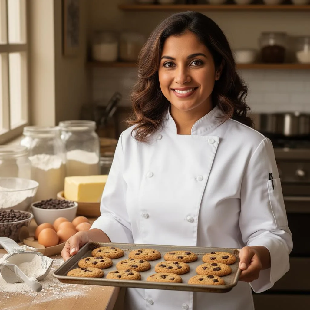 Chef especialista en cookies americanos